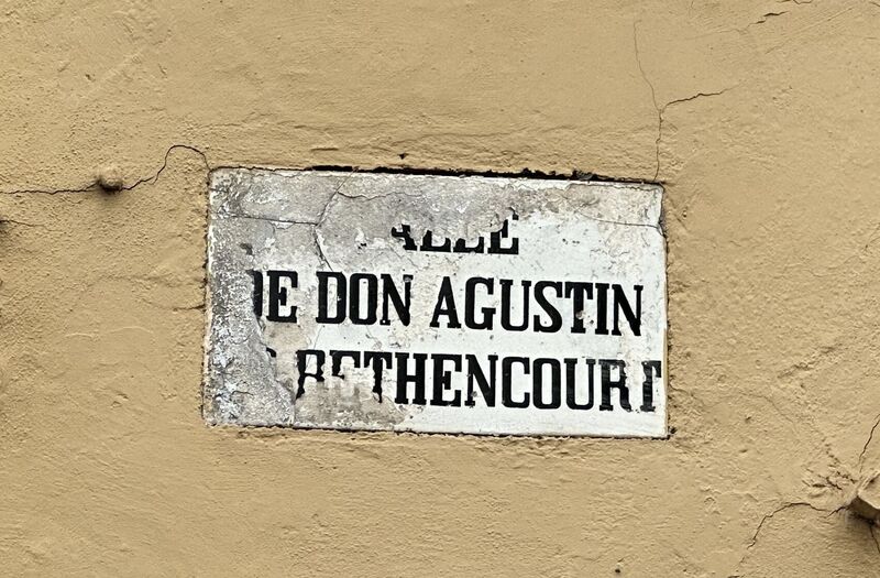 Calle de Don Agustín de Bethencourt